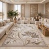 LORIN Turkish Rug Korean Design A404A cream Light beige - 250x350 cm Elegant majlis carpet