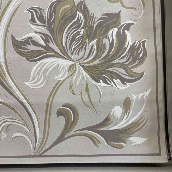 LORIN Turkish Rug Korean Design A404A cream Light beige - 250x350 cm Elegant majlis carpet
