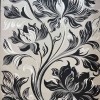 LORIN Turkish Rug Korean Design A404A GREY CREAM - 400x500 cm Jumbo Carpet