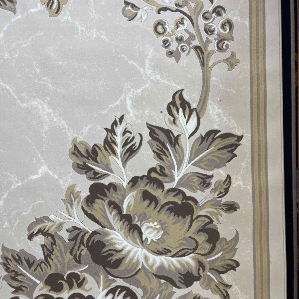 LORIN Turkish Rug Korean Design A406A cream Light beige - 300x400 cm Luxurious majlis carpet