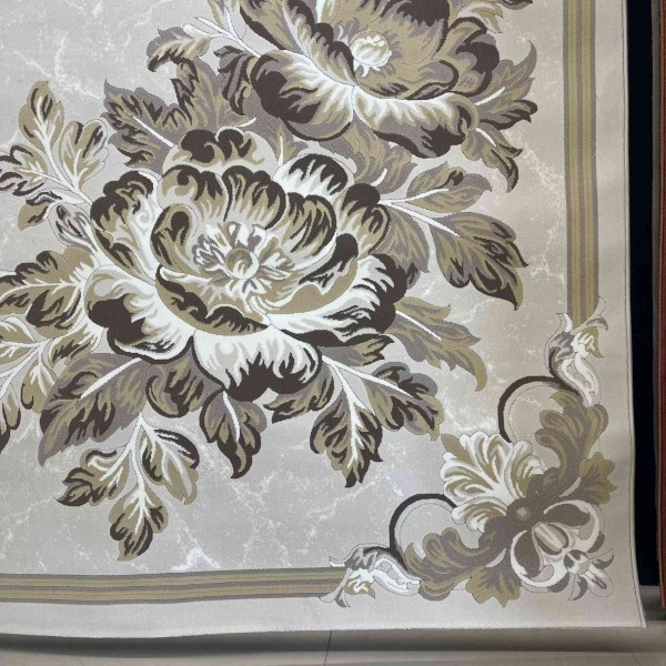 LORIN Turkish Rug Korean Design A406A cream Light beige - 300x400 cm Luxurious majlis carpet