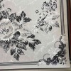 سجاد نقش كويتي تصميم كوري لورين تركي A406A رصاصي كريم - مقاس 50*80 سم دعاسة وطاية