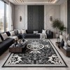 LORIN Turkish Rug Korean Design A419A gray - 300x400 cm Luxurious majlis carpet