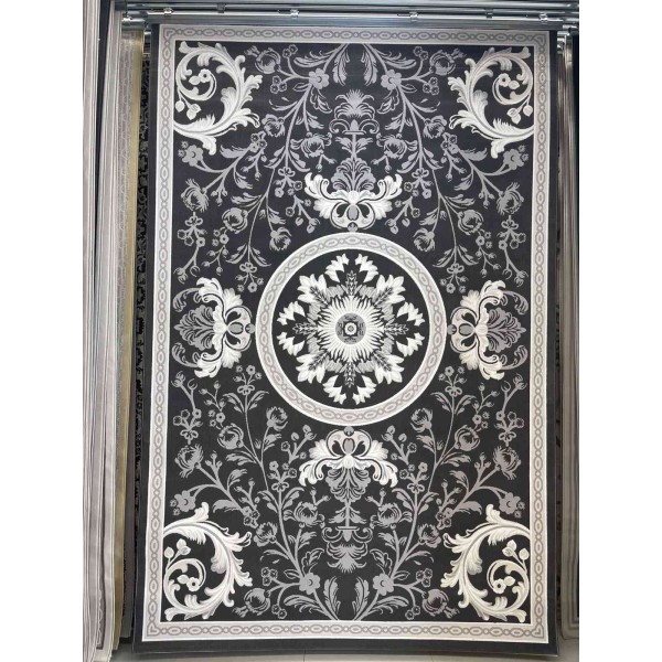 LORIN Turkish Rug Korean Design A419A gray - 300x400 cm Luxurious majlis carpet