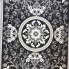 LORIN Turkish Rug Korean Design A419A gray - 300x400 cm Luxurious majlis carpet