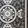 LORIN Turkish Rug Korean Design A419A gray - 300x400 cm Luxurious majlis carpet