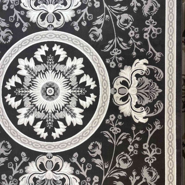 LORIN Turkish Rug Korean Design A419A gray - 300x400 cm Luxurious majlis carpet