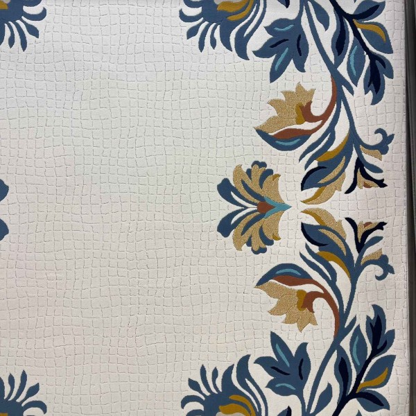 سجاد ريان تركي نقش كوري A172A سماوي غامق - مقاس 300*400 سم