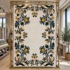 Rayyan Turkish Rug Korean Design A172A green - 50x80 cm Small Mat