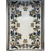 Rayyan Turkish Rug Korean Design A172A green - 50x80 cm Small Mat