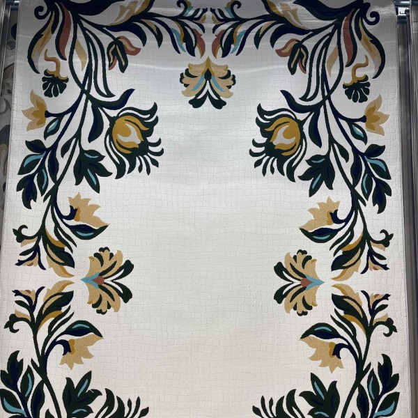 Rayyan Turkish Rug Korean Design A172A green - 50x80 cm Small Mat