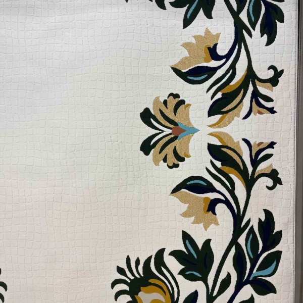 Rayyan Turkish Rug Korean Design A172A green - 50x80 cm Small Mat