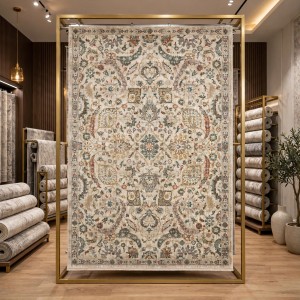 سجاد سوبر بوهيمي تركي A213A كريم مقاس 200*300