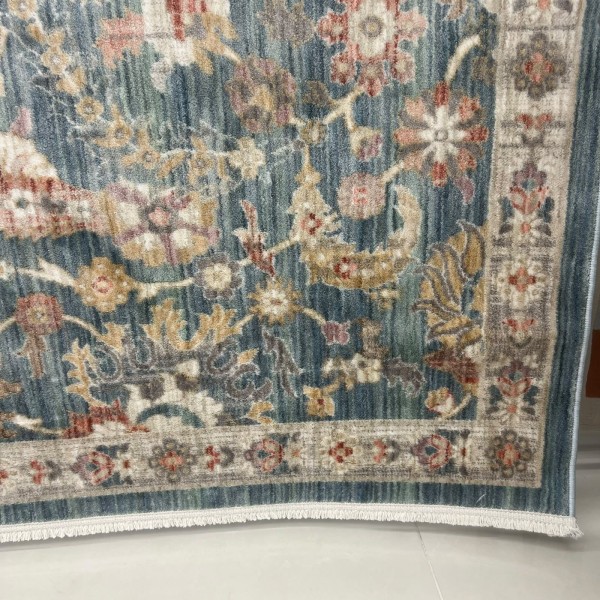 سجاد سوبر بوهيمي تركي A213A سماوي فاتح مقاس 250*350