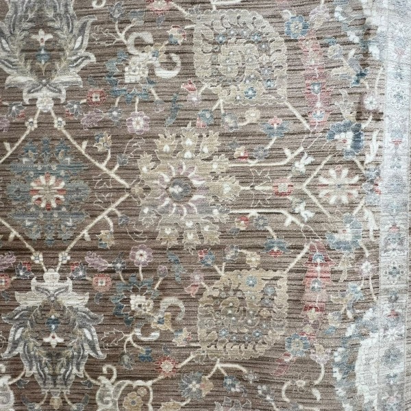 سجاد سوبر بوهيمي تركي A213A بني فاتح مقاس 80*150