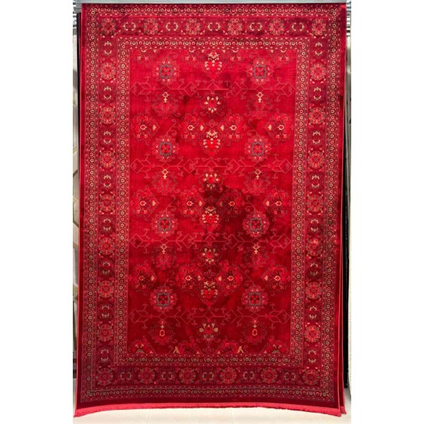 سجاد تركي بخارى تبريز افغاني 9620K عنابي مقاس 400*600
