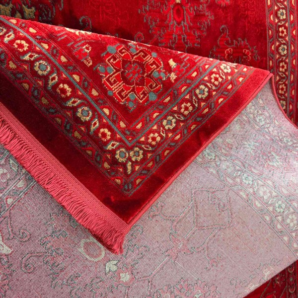 سجاد تركي بخارى تبريز افغاني 9620K عنابي مقاس 400*600
