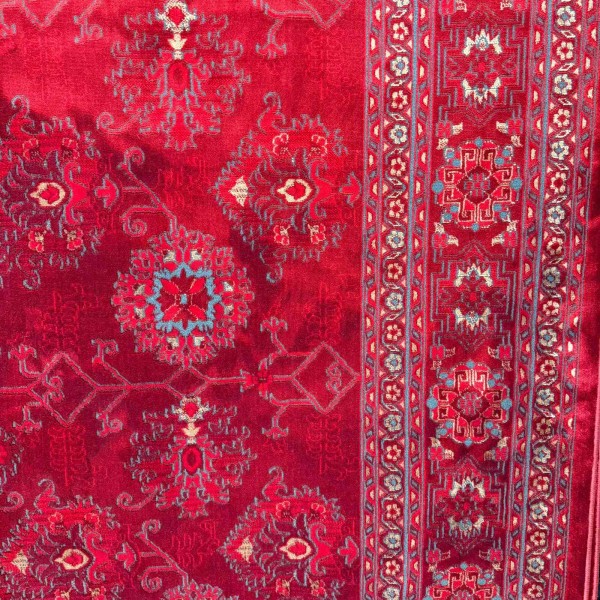 سجاد تركي بخارى تبريز افغاني 9620K عنابي مقاس 400*600