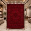 سجاد تركي بخارى تبريز افغاني 9431K عنابي مقاس 400*600