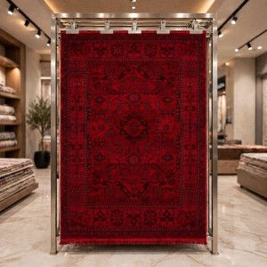 سجاد تركي بخارى تبريز افغاني 9431K عنابي مقاس 300*400