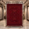 سجاد تركي بخارى تبريز افغاني 9797K عنابي مقاس 400*600