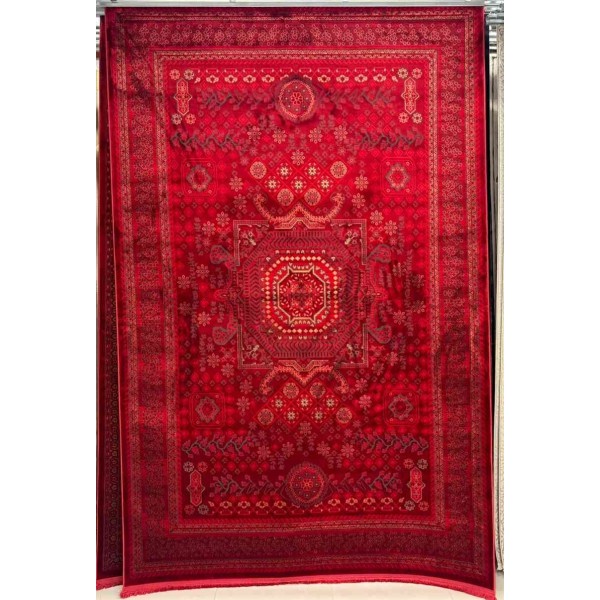 سجاد تركي بخارى تبريز افغاني 9797K عنابي مقاس 400*600