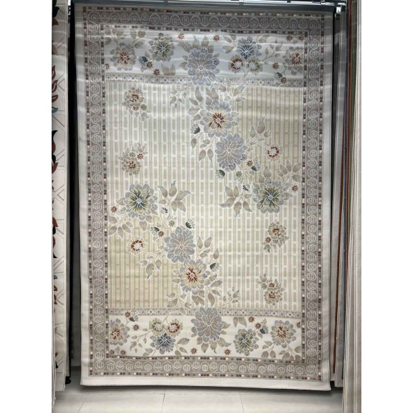 Turkish VELOURA Rug A346S Sky BEIGE Size 200*300