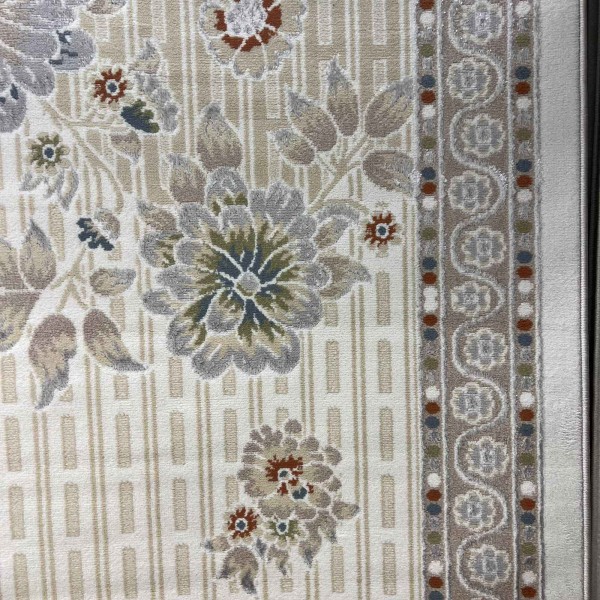 Turkish VELOURA Rug A346S Sky BEIGE Size 200*300
