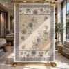 Turkish VELOURA Rug A346S Sky BLUE Size 150*220