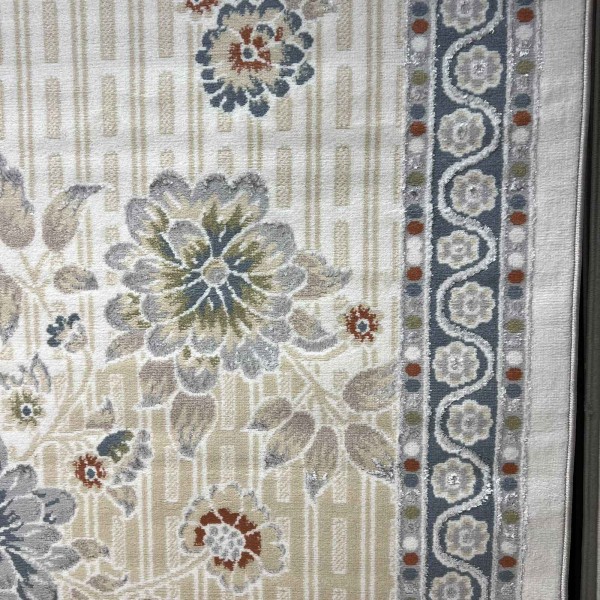 Turkish VELOURA Rug A346S Sky BLUE Size 150*220