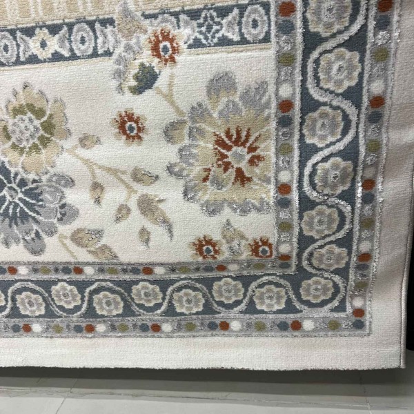 Turkish VELOURA Rug A346S Sky BLUE Size 150*220