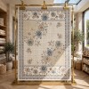 Turkish VELOURA Rug A346S Sky GRAY Size 300*400