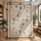 Turkish VELOURA Rug A346S Sky GRAY Size 300*400