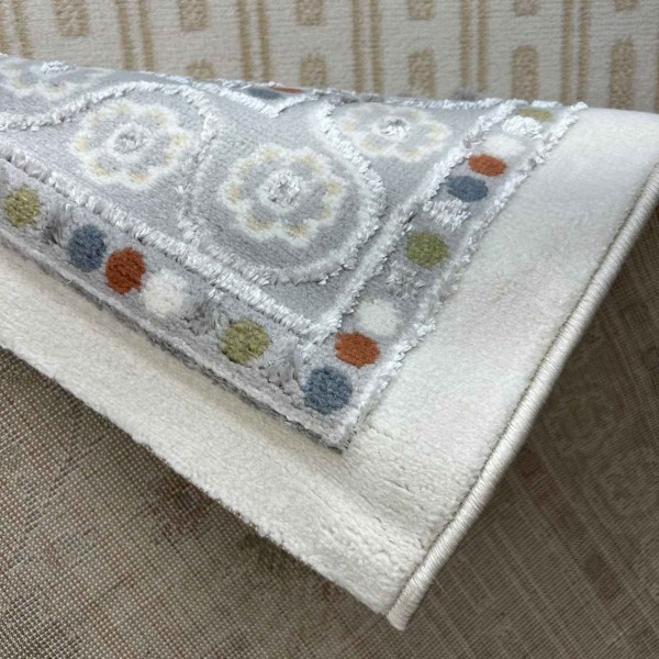 Turkish VELOURA Rug A346S Sky GRAY Size 300*400