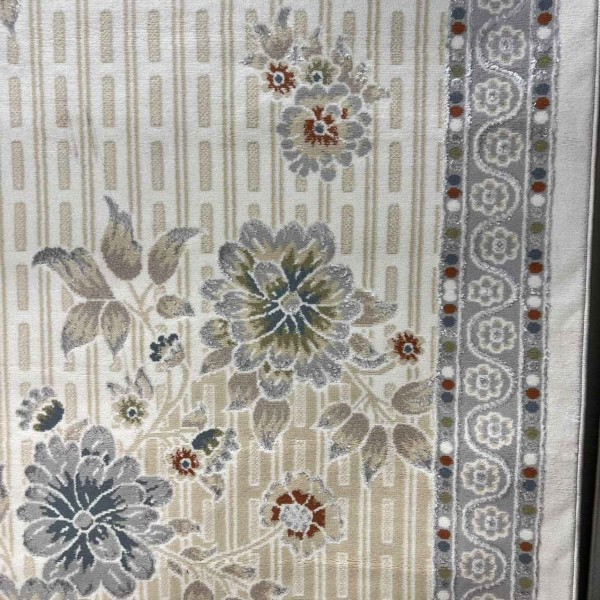 Turkish VELOURA Rug A346S Sky GRAY Size 300*400