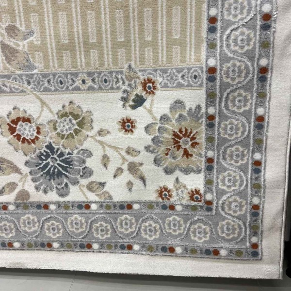 Turkish VELOURA Rug A346S Sky GRAY Size 300*400