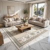 Turkish VELOURA Rug A346S Sky GREEN Size 50*80