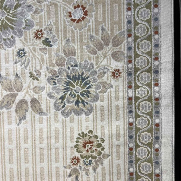 Turkish VELOURA Rug A346S Sky GREEN Size 50*80