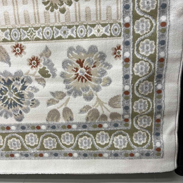 Turkish VELOURA Rug A346S Sky GREEN Size 50*80
