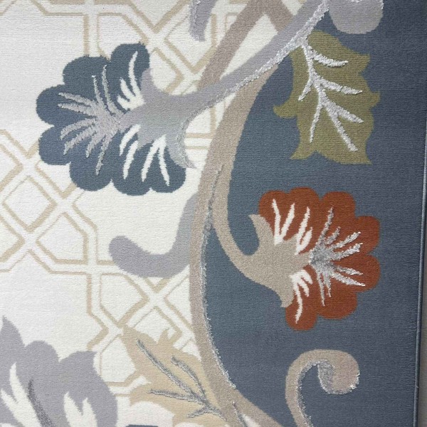 Turkish VELOURA Rug A339S Sky BLUE Size 200*300