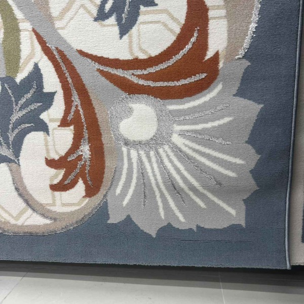 Turkish VELOURA Rug A339S Sky BLUE Size 200*300