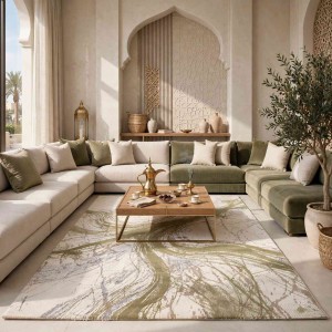 سجاد تركي فيلورا A453A اخضر مقاس 150*220