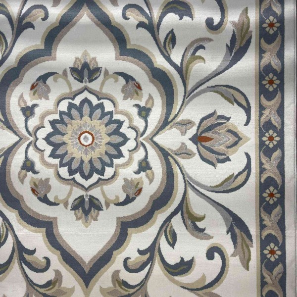 سجاد تركي فيلورا A456A سماوي مقاس 150*220