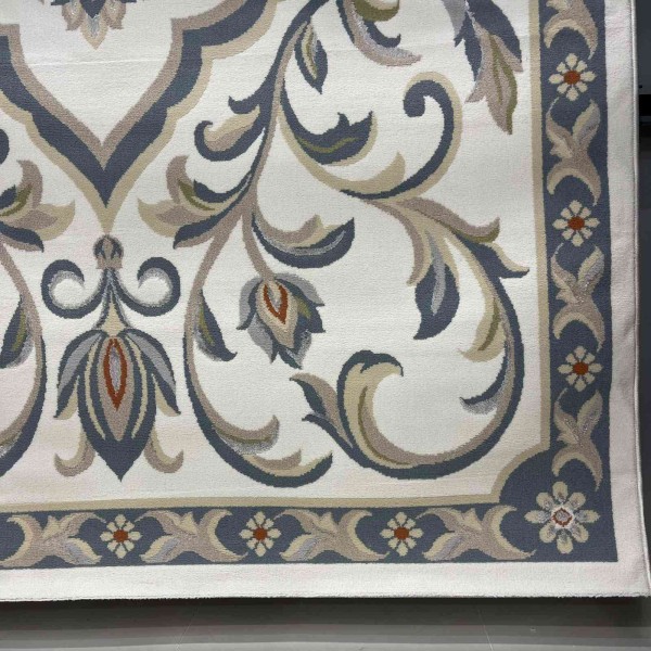سجاد تركي فيلورا A456A سماوي مقاس 150*220