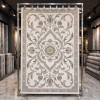 Turkish VELOURA Rug A456A Sky GRAY Size 100*300
