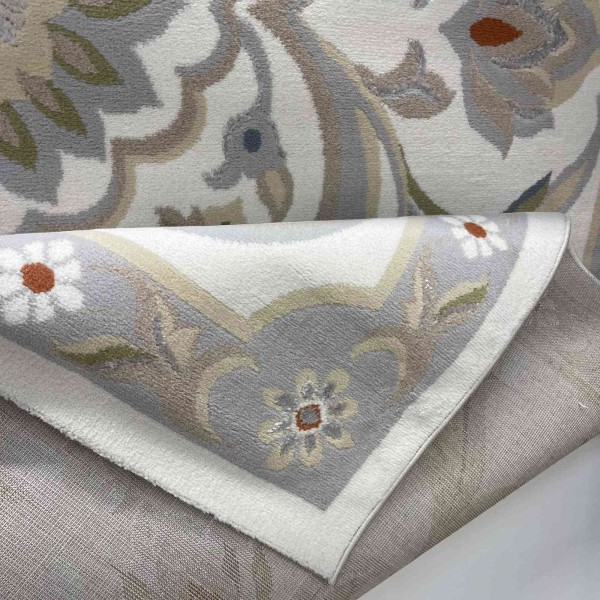 Turkish VELOURA Rug A456A Sky GRAY Size 100*300