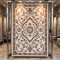 Turkish VELOURA Rug A456A Sky TILE Size 100*300