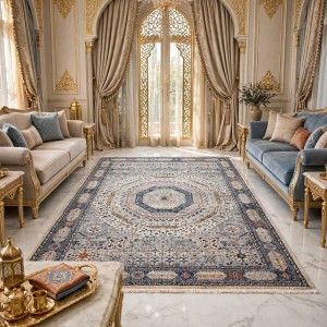 سجاد فيرونا بوهيمي تركي KO61A بيج مولتي اكوا مقاس 80*150