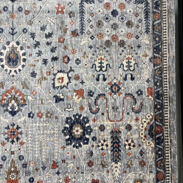 سجاد فيرونا بوهيمي تركي KP79A رصاصي فاتح مولتي اكوا مقاس 200*300