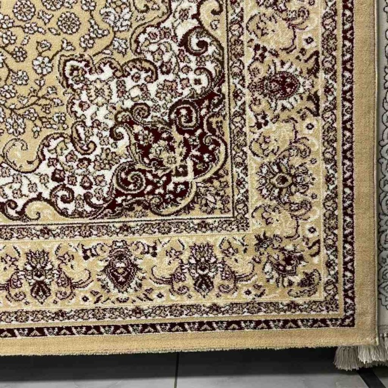 سجاد شيراز تركي 7095L بيج فاتح مقاس 120*170
